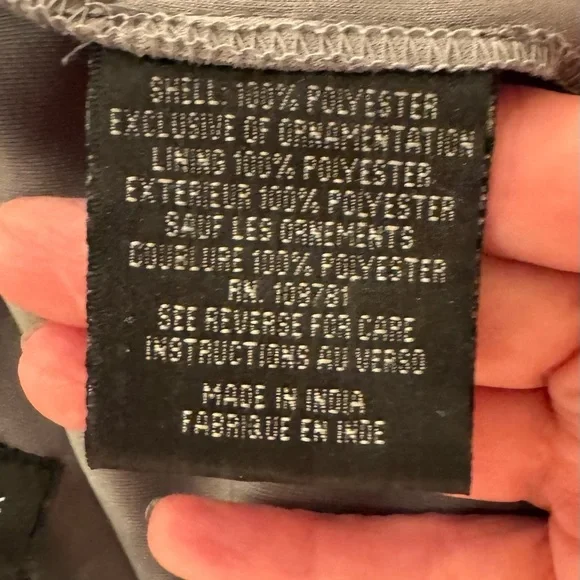 Aidan Mattox Long-sleeve Sequined Shift Dress - Picture 5 of 6